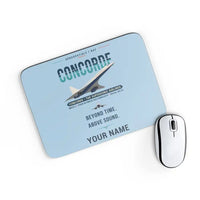 Thumbnail for Concorde - Original + Name - Mouse Pad - Light Blue