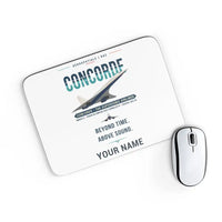 Thumbnail for Concorde - Original + Name - Mouse Pad - White