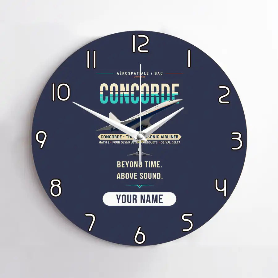 Concorde - Original + Name - No Frame - Navy Blue