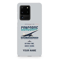 Thumbnail for Concorde - Original + Name - Samsung Case - Light Gray