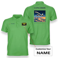 Thumbnail for Concorde - Poster - Double-Side Polo - Light Green + Name