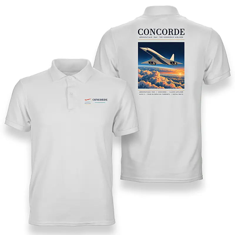Concorde - Poster - Double-Side Polo - White
