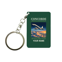 Thumbnail for Concorde - Poster + Name - Key Chain - Dark Green