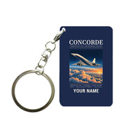 Thumbnail for Concorde - Poster + Name - Key Chain - Navy Blue