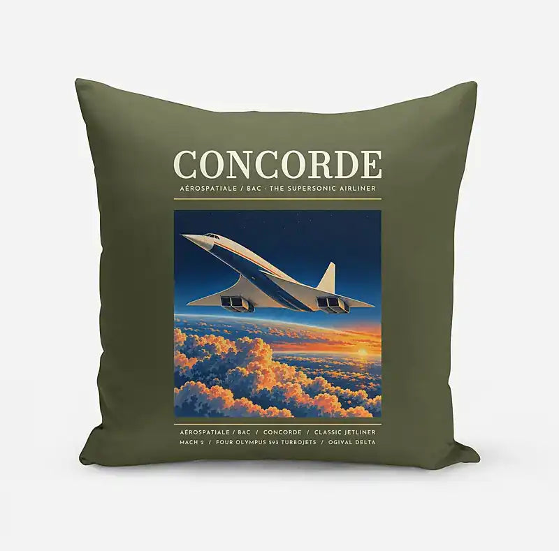 Concorde - Poster - Pillow - Green Army