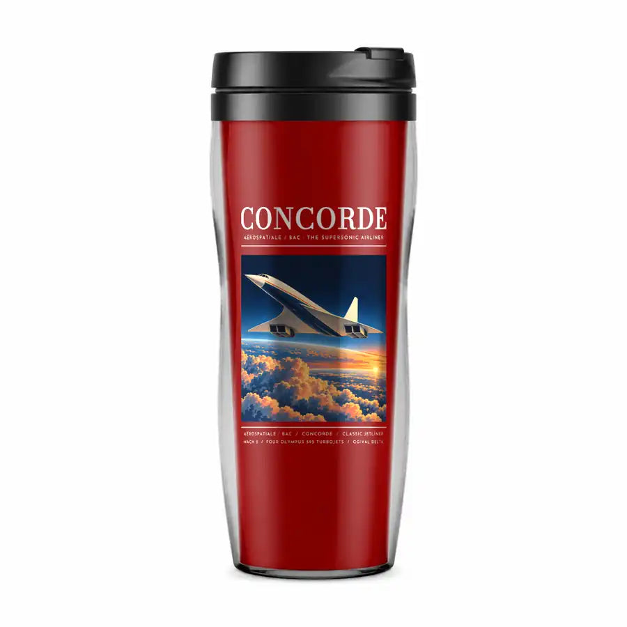 Concorde - Poster - Plastic (No Holder) - Red