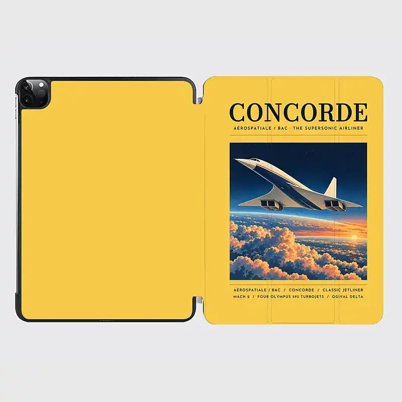Concorde - Poster - iPad Case - Yellow