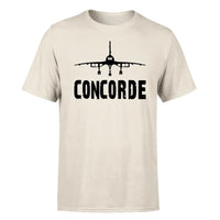 Thumbnail for Concorde & Plane design on beige single side