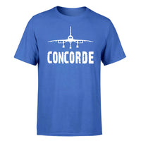 Thumbnail for Concorde & Plane design on blue single side