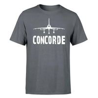 Thumbnail for Concorde & Plane design on gray single side