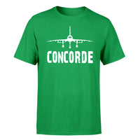 Thumbnail for Concorde & Plane design on green single side