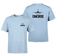 Thumbnail for Concorde & Plane design on light blue double side