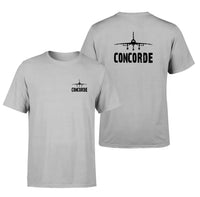 Thumbnail for Concorde & Plane design on light gray double side