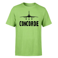 Thumbnail for Concorde & Plane design on light green single side