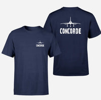 Thumbnail for Concorde & Plane design on navy blue double side