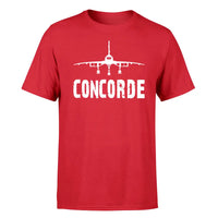 Thumbnail for Concorde & Plane design on red single side