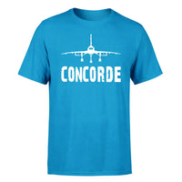 Thumbnail for Concorde & Plane design on turquoise single side