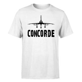 Single-Side Printing — Concorde & Plane Double-Side T-Shirt
