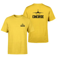 Thumbnail for Concorde & Plane design on yellow double side