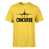 Thumbnail for Concorde & Plane design on yellow single side