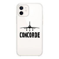 Thumbnail for Concorde & Plane Designed Transparent Silicone iPhone Cases