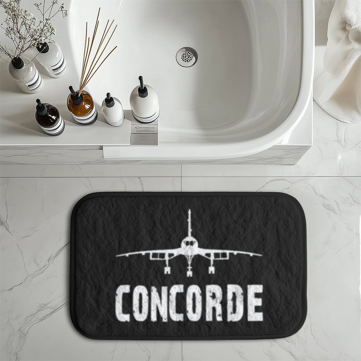 Concorde & Plane Designed Bath Mats