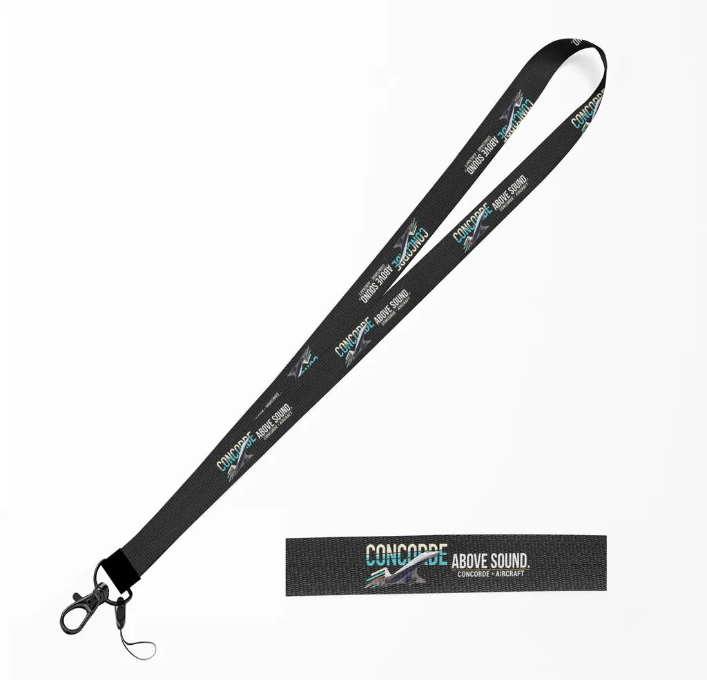 Concorde lanyard - black