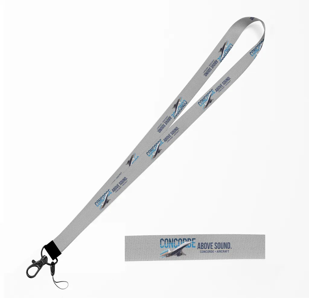 Concorde lanyard - light gray