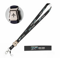 Thumbnail for Concorde seat belt lanyard - black