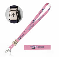 Thumbnail for Concorde seat belt lanyard - pink