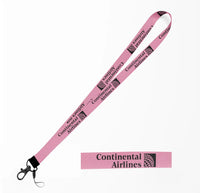 Thumbnail for Continental Airlines lanyard - pink