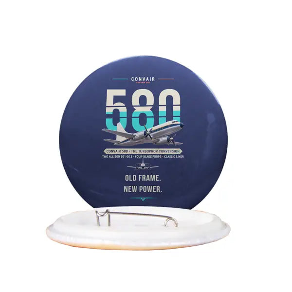 Convair 580 - Original - Pin - Navy Blue