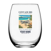 Thumbnail for Convair 580 - Poster + Name - Water & Drink Glass