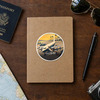 Thumbnail for Convair 880 - 3D - Circle Sticker - Notebook