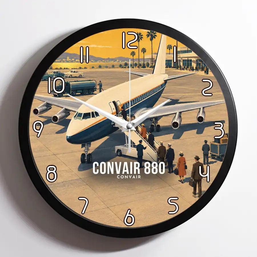 Convair 880 - 3D - Framed - Full Print
