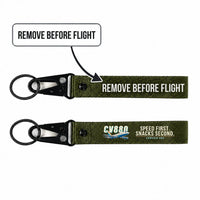 Thumbnail for Convair 880 Hawk-Shaped Key Chains - Dark Green - Cartoon - Remove Before Flight