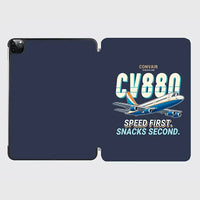 Thumbnail for Convair 880 - Cartoon - iPad Case - Navy Blue