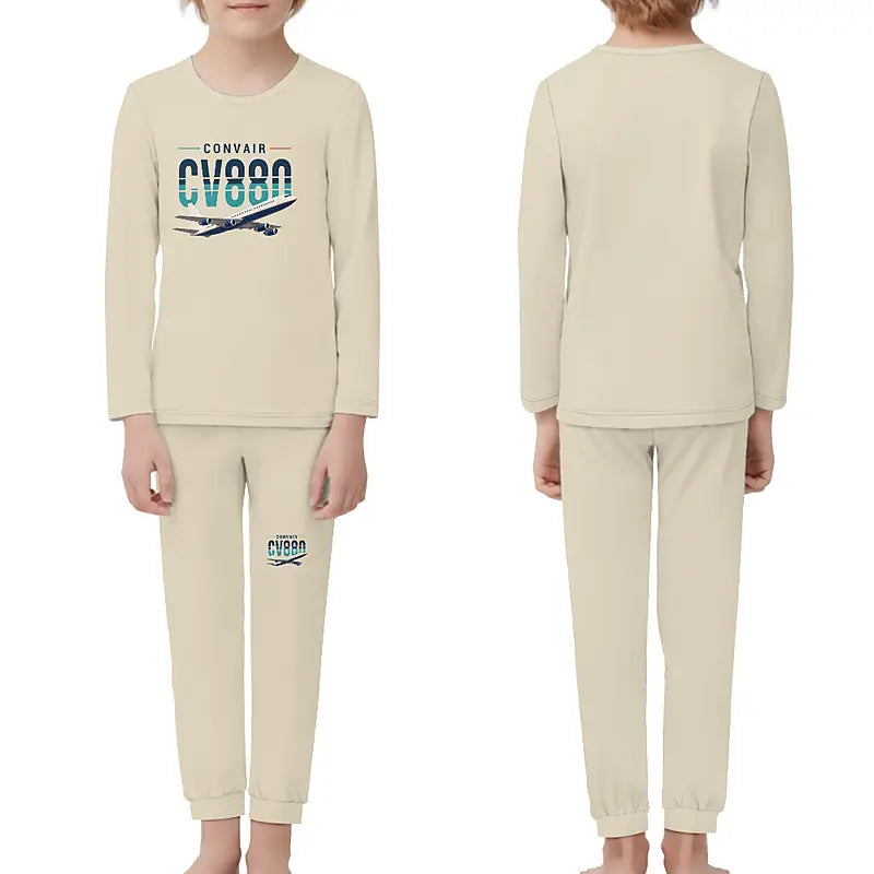 Convair 880 - Children Pajamas - Original Chest - Beige