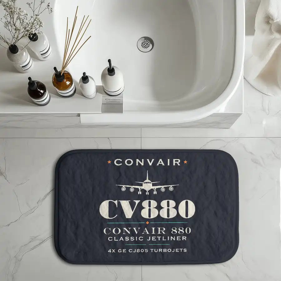Convair 880 - Heritage - Bath Mat