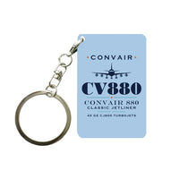 Thumbnail for Convair 880 - Heritage - Key Chain - Light Blue