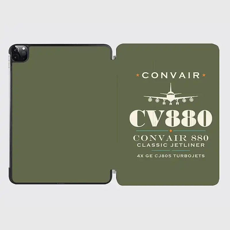 Convair 880 - Heritage - iPad Case - Green Army
