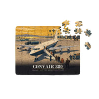 Thumbnail for Convair 880 - Horizontal + Text - Canvas Puzzle