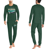 Thumbnail for Convair 880 - Men Pajamas - Original Chest - Dark Green