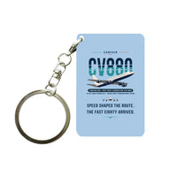 Thumbnail for Convair 880 - Original - Key Chain - Light Blue