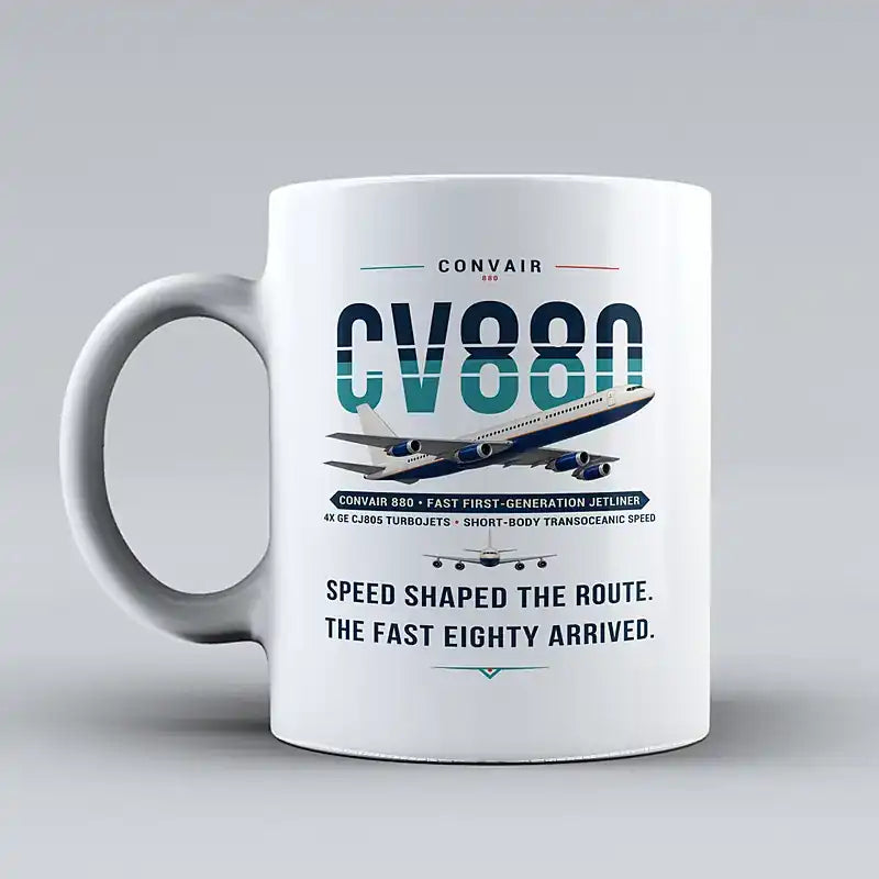 Convair 880 - Original - Mug - White
