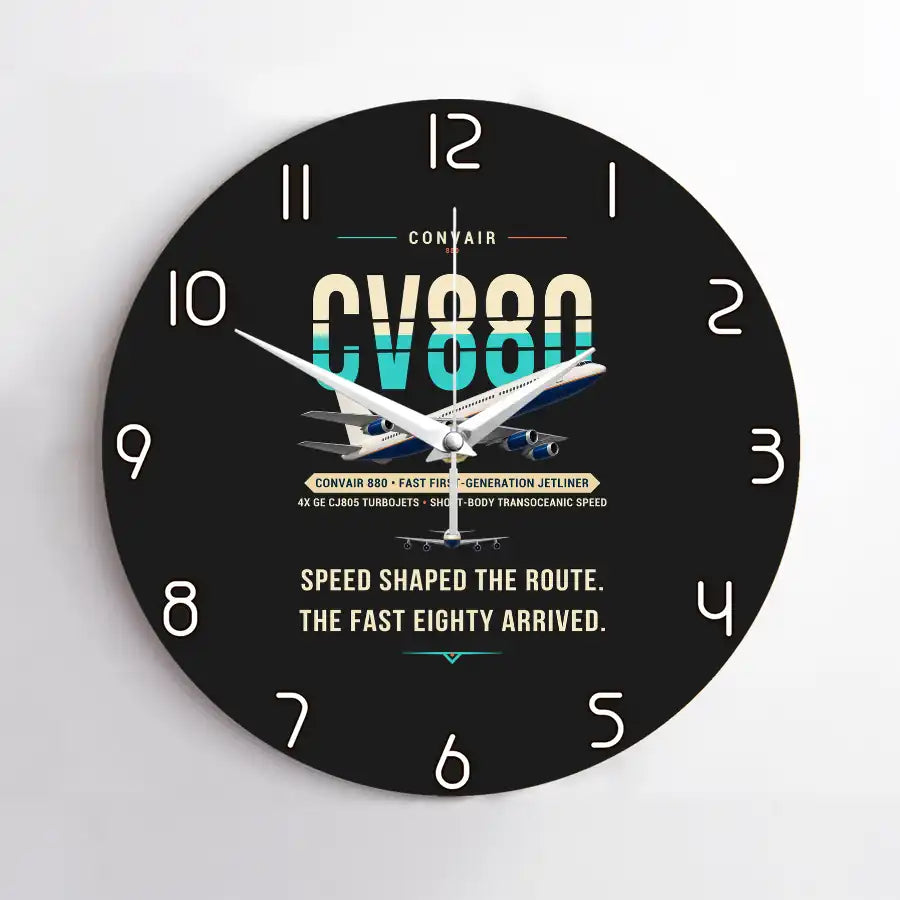 Convair 880 - Original - No Frame - Black