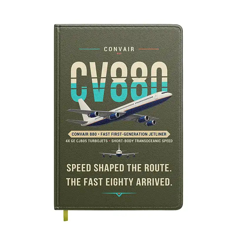 Convair 880 - Original - Notebook - Green Army