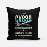 Thumbnail for Convair 880 - Original - Pillow - Black