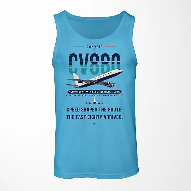 Convair 880 - Original - Tank Top - Sky Blue