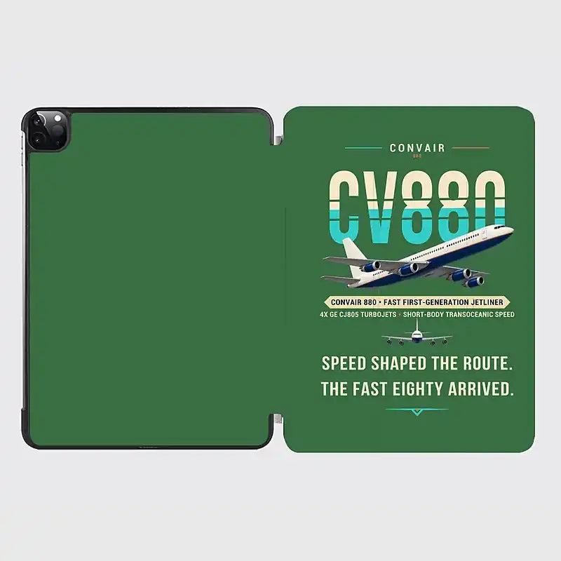 Convair 880 - Original - iPad Case - Green